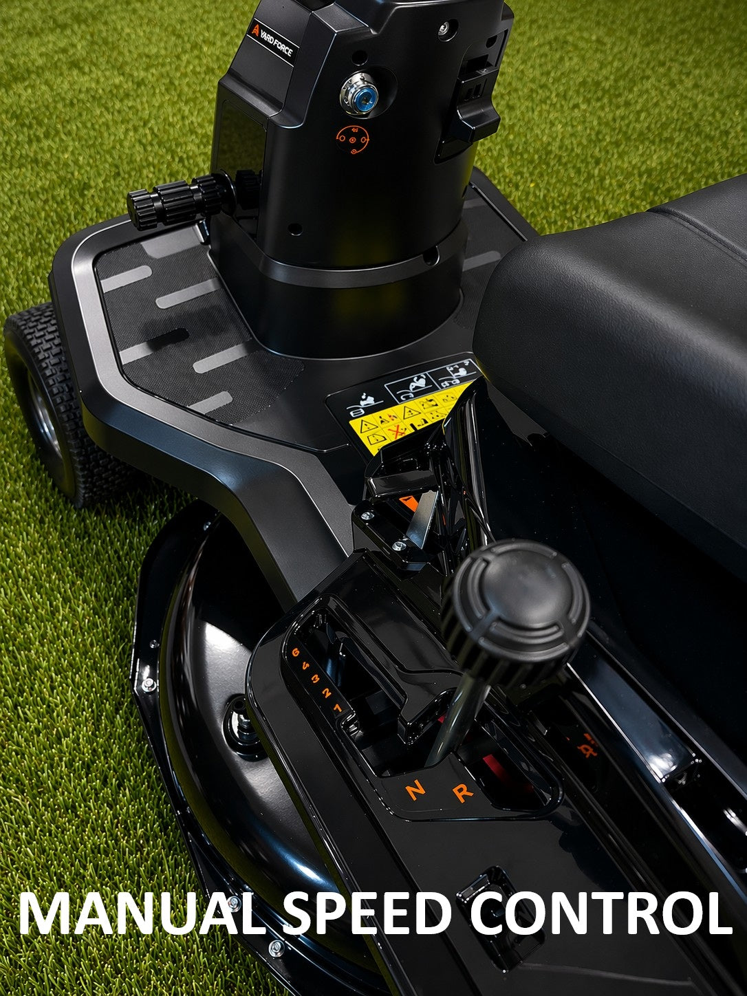 Yard Force 30-in 352cc Single-Blade Gas Riding Lawn Mower with Electric Start