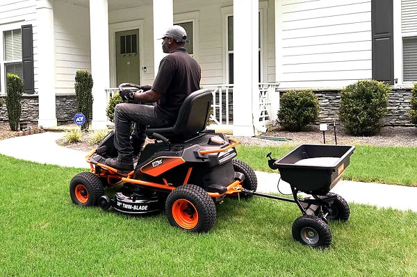 YF48vRX 38 inch 48v Battery-Powered Riding Lawn Mower image 4