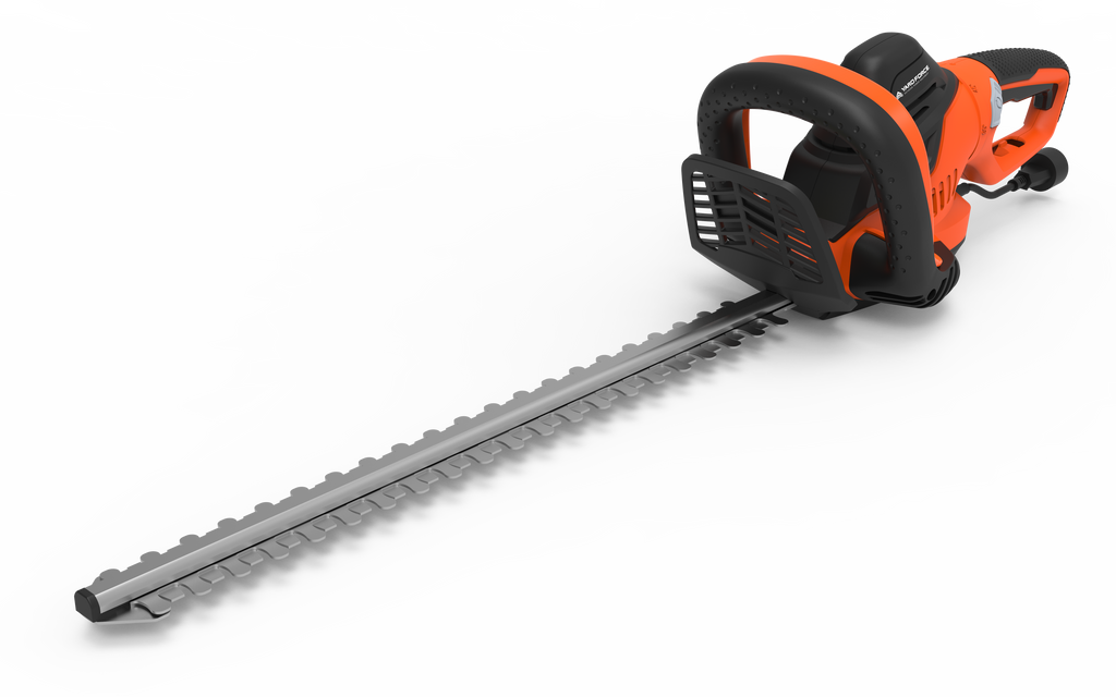 YF624HT 24 in. 6-Amp Corded Electric Hedge Trimmer with Rotating Handle with Bonus PPE Kit image 1
