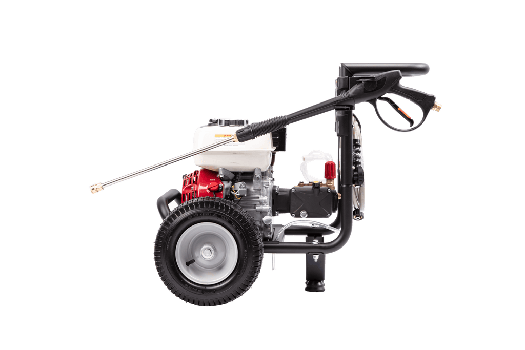 Yard Force 3600 PSI Gas Pressure Washer: Honda GX200 Engine, Professional Triplex Pump, 2.5 GPM, Heavy-Duty Cleaning Solution image 2