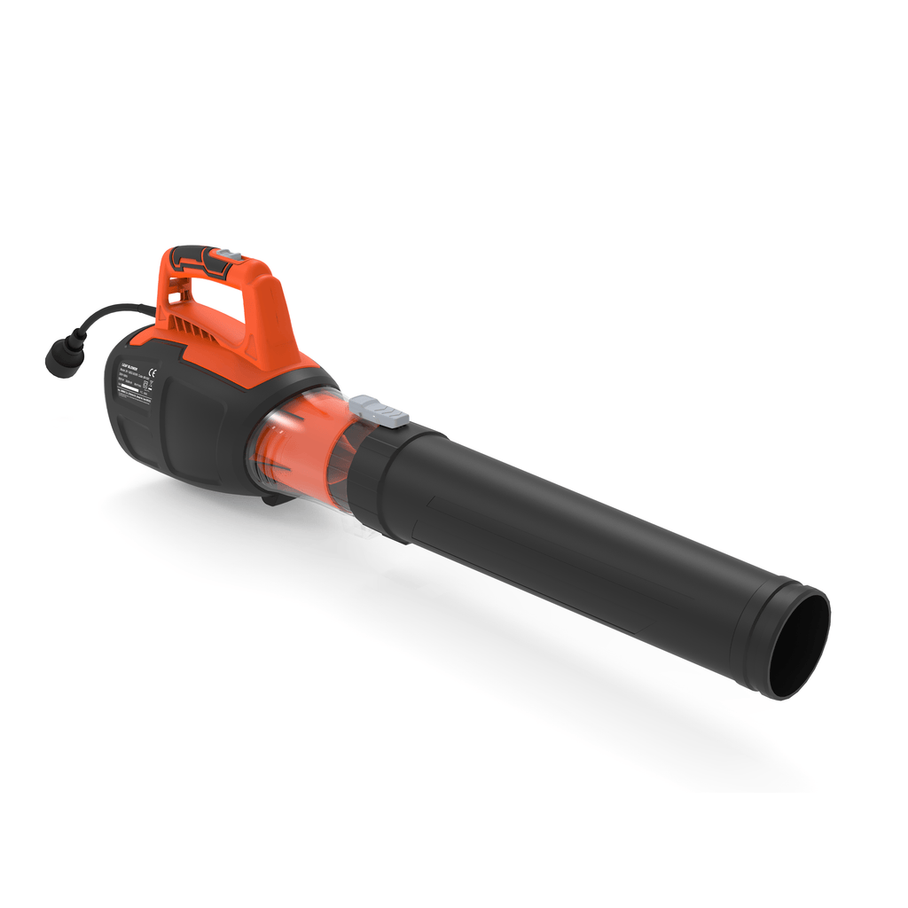 YF13JBL 130 MPH 630 CFM 13 Amp Electric Handheld Jet Fan Leaf Blower with Bonus PPE Kit image 0