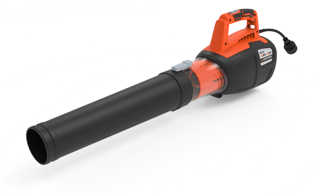 YF13JBL 130 MPH 630 CFM 13 Amp Electric Handheld Jet Fan Leaf Blower with Bonus PPE Kit image 1