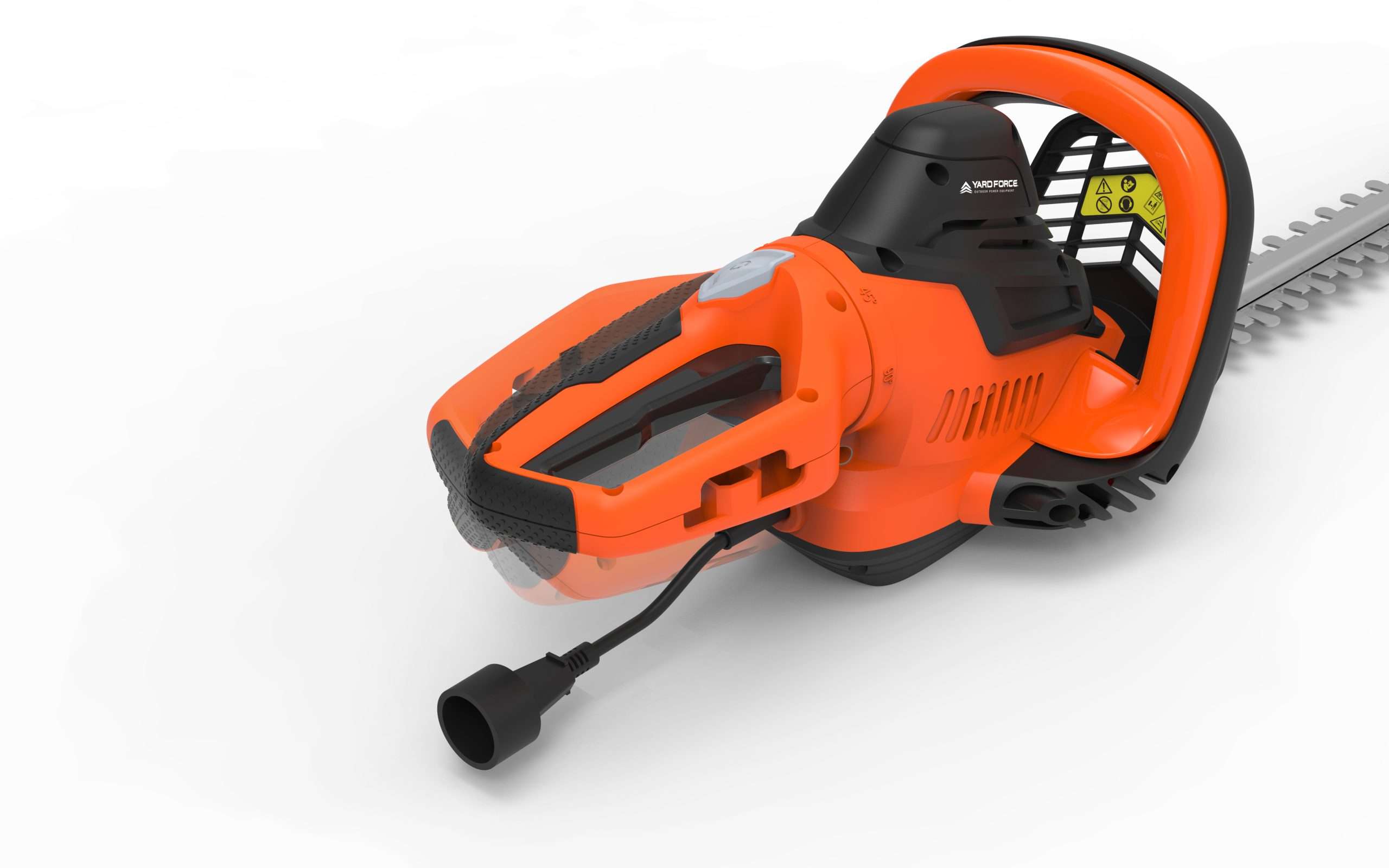 YF624HT 24 in. 6-Amp Corded Electric Hedge Trimmer with Rotating Handle with Bonus PPE Kit image 3