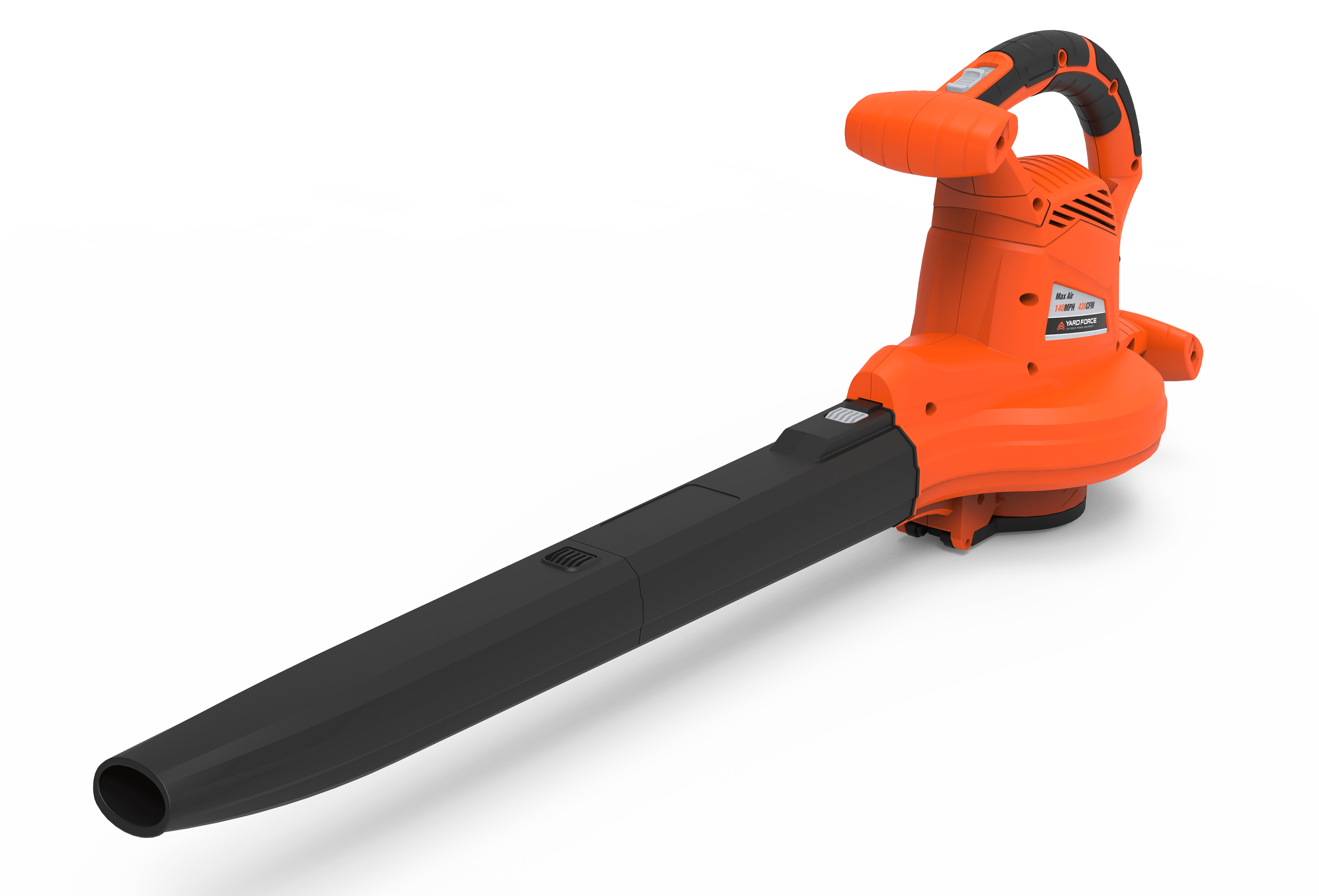 YF12BLV 140 MPH 430 CFM 12 Amp Electric Blower/Vacuum/Leaf Mulcher Kit with Bonus PPE Kit image 1