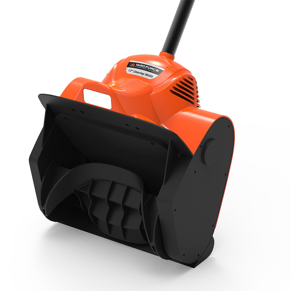 Pelle à neige électrique Yard Force YF1011-ESS 10 A | Pelle à neige filaire 28 cm avec lumière LED et projection de 6 m