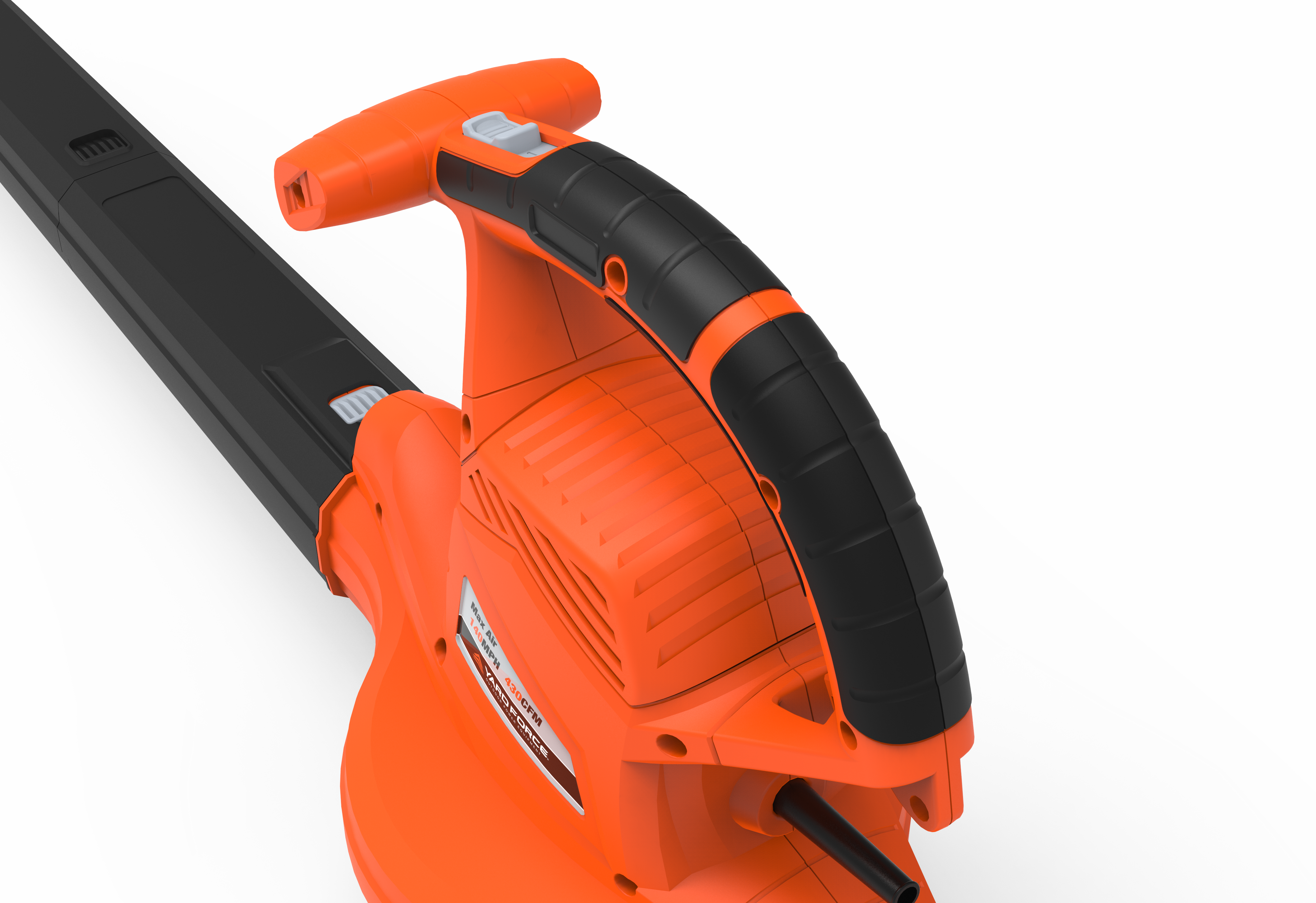 YF12BLV 140 MPH 430 CFM 12 Amp Electric Blower/Vacuum/Leaf Mulcher Kit with Bonus PPE Kit image 3