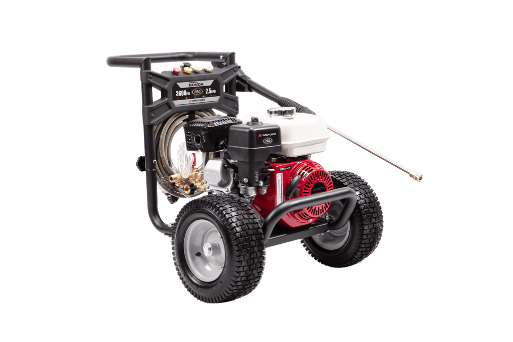 Yard Force 3600 PSI Gas Pressure Washer: Honda GX200 Engine, Professional Triplex Pump, 2.5 GPM, Heavy-Duty Cleaning Solution image 1