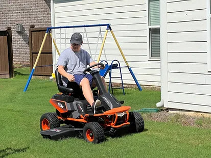 YF48vRX 38 inch 48v Battery-Powered Riding Lawn Mower image 7